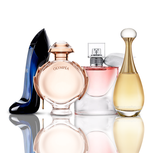 Zestaw 4 Perfumy - Good Girl + Olympea + La Vie Est Belle + J'adore 100ML.